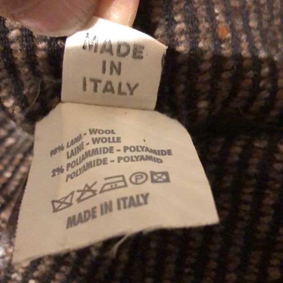 Gunex by Bruno Cucinelli new 42 6 wool textured skirt lined - Picture 6 of 8